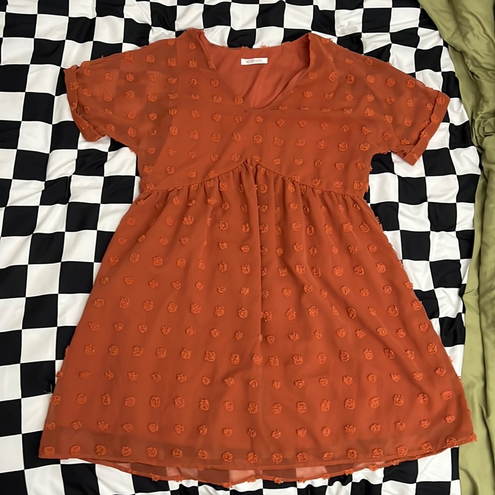 This is a cute pompom dress from Amazon it’s a size small